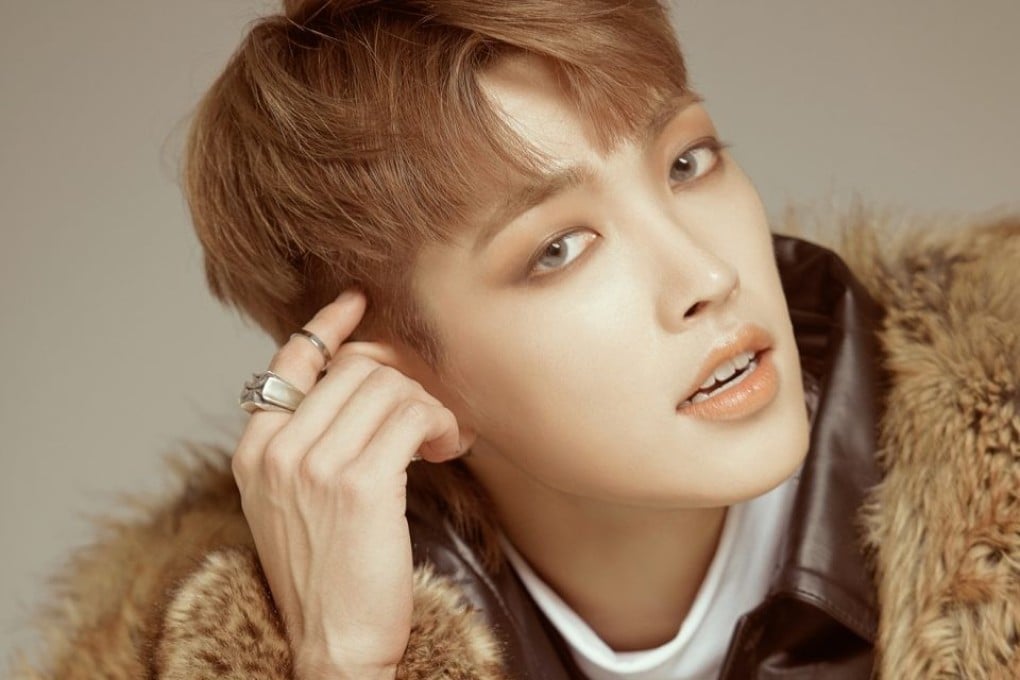 Hongjoong, the leader of rising K-pop group Ateez is serious about his work. He sings, dances and writes on most of the songs and has brought about the return of the mullet hairstyle.