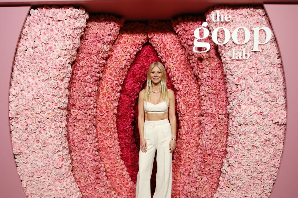 Gwyneth Paltrow and her team created this vagina installation for her new Netflix show The Goop Lab. Photo: Rachel Murray/Getty Images/AFP