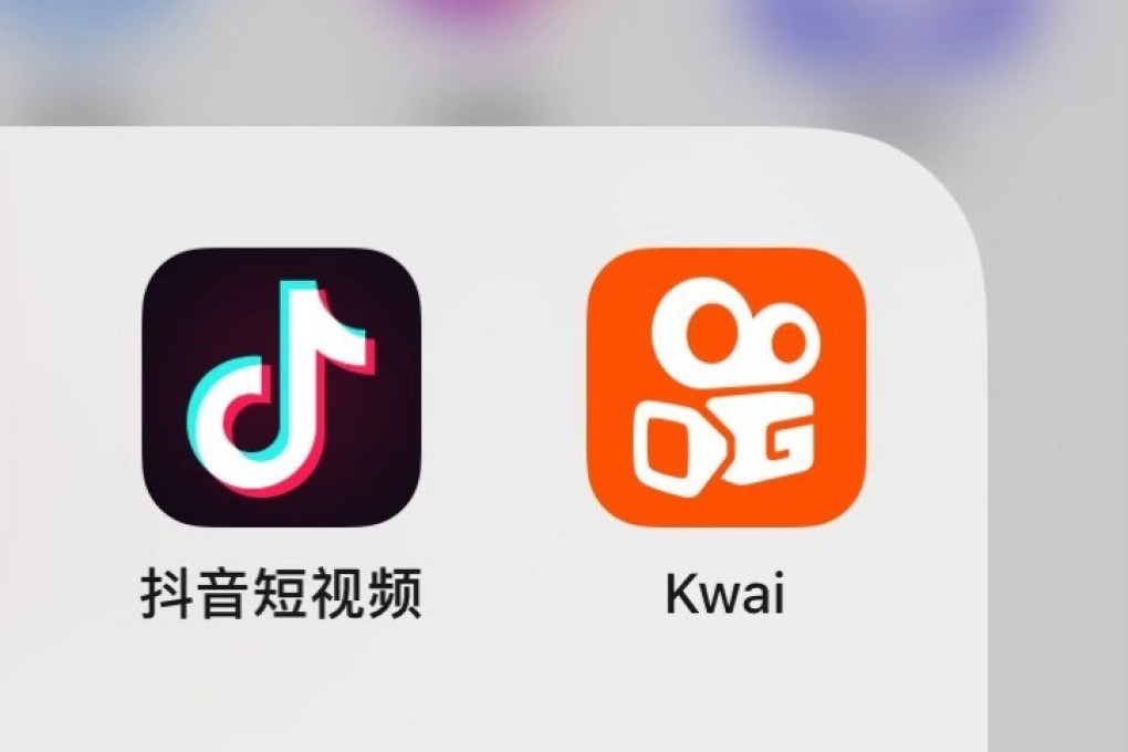 Screenshot of Douyin and Kuaishou apps. Source: KrASIA