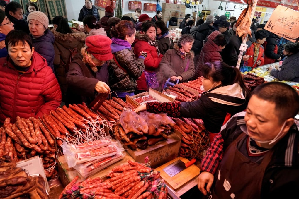 The Lunar New Year is China’s peak pork consuming season, as it is seen as a symbol of wealth. Photo: Reuters