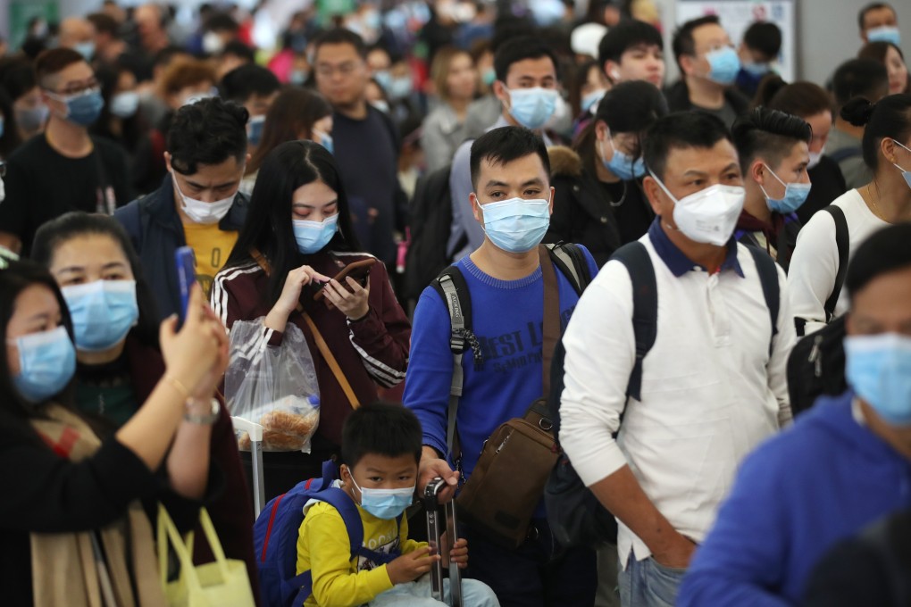 Mainland Chinese tourists arrive at the high-speed rail terminus in West Kowloon. Photo: Winson Wong
