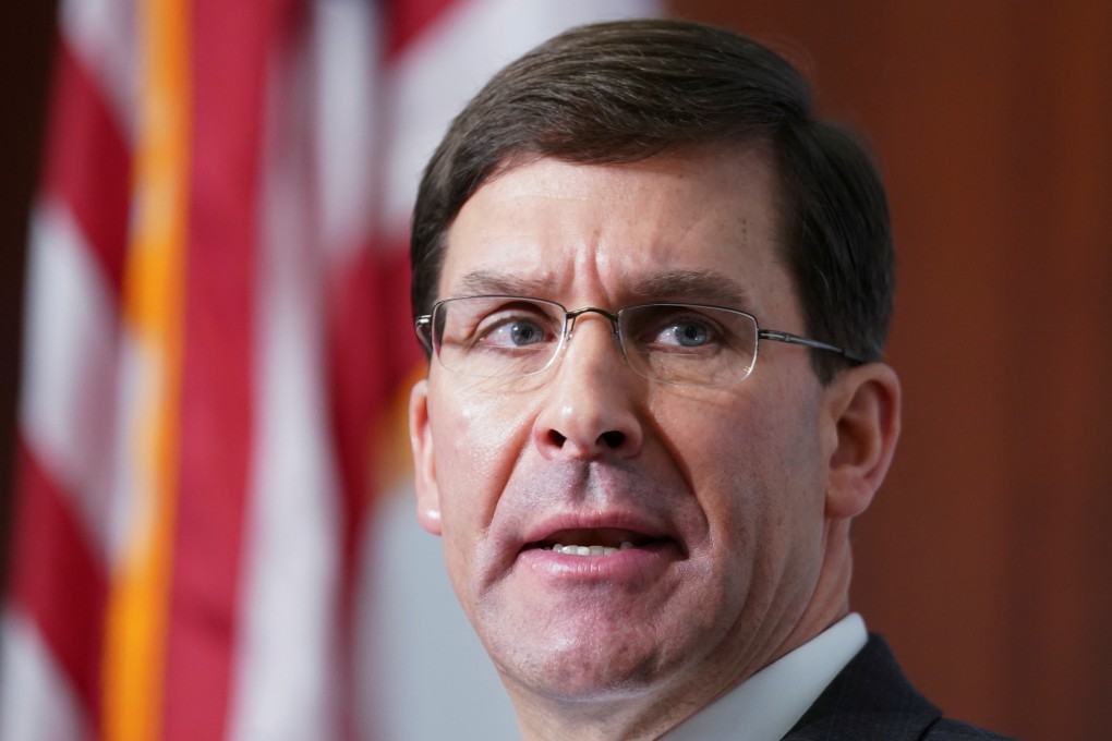 US Secretary of Defence Mark Esper. Photo: Reuters
