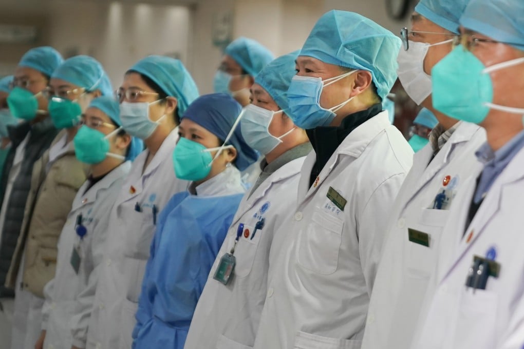 Doctors and nurses from across China are being dispatched to help tackle the coronavirus epidemic in Hubei province. Photo: Xinhua
