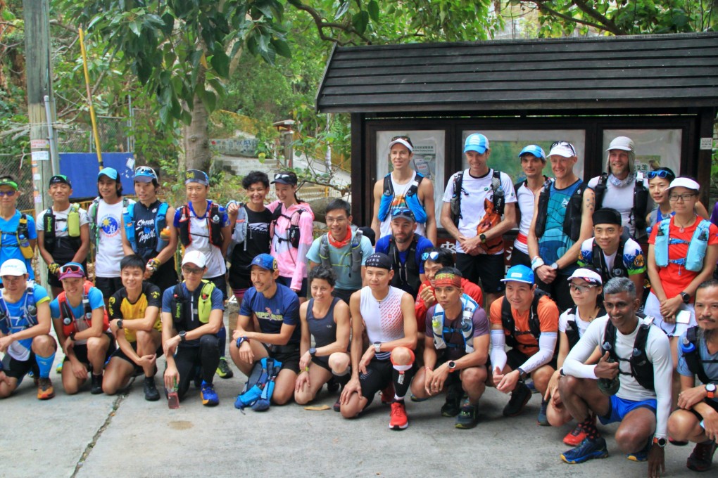 The start line of the 2020 Hong Kong Four Trails Ultra Challenge (HK4TUC). Twenty-six runners were still going after the first 24 hours. Photo: PhotoGuava