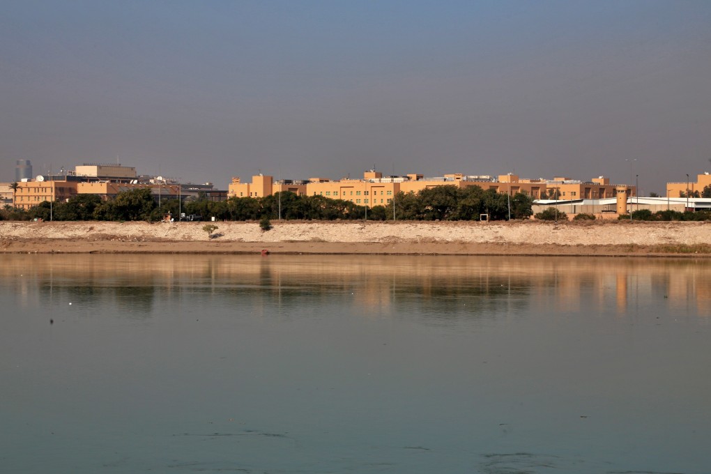 The US embassy is seen from across the Tigris River in Baghdad. Photo: AP Photo