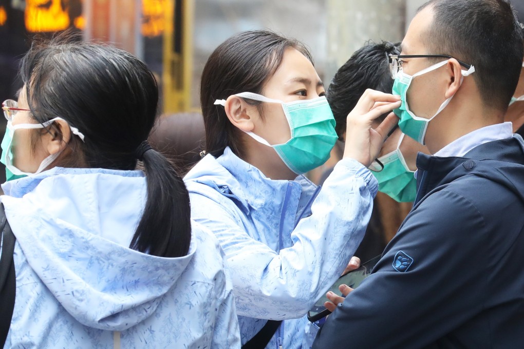 Almost everyone out on Hong Kong’s streets on Sunday was spotted wearing a mask. Photo: Dickson Lee