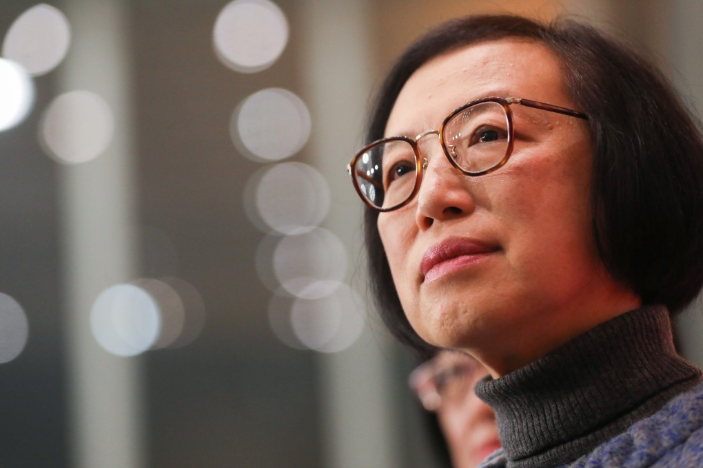 Professor Sophia Chan Siu-chee, Secretary for Food and Health, seems content to let University of Hong Kong experts speak on the coronavirus epidemic to the public. Photo: Winson Wong