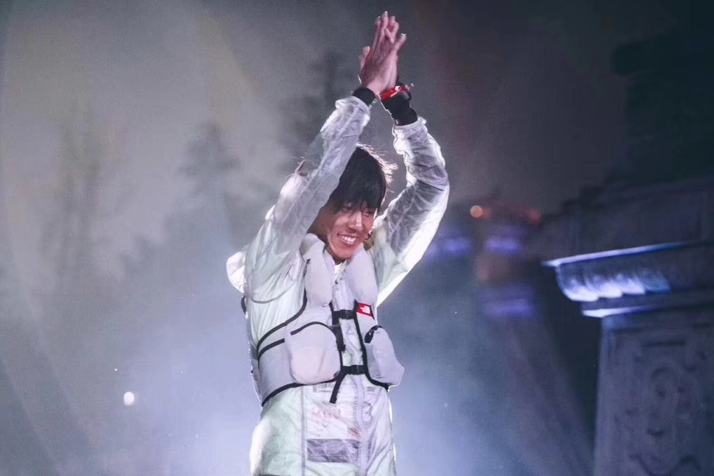 Qi Min, one of China’s best trail runners, at the Gaoligong start line. Photo: Gaoligong by UTMB