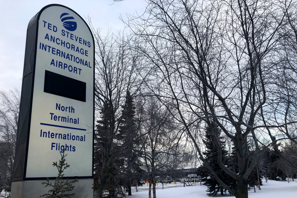 The Ted Stevens Anchorage International Airport in Anchorage, Alaska, where a flight plane carrying US citizens being evacuated from Wuhan, China is expected to land on Tuesday. Photo: AP
