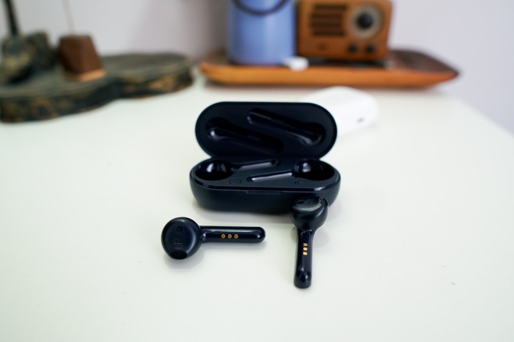 Mobvoi’s TicPods 2 Pro in their charging case. The Chinese made earbuds have average audio but loads of features. Photo: Ben Sin