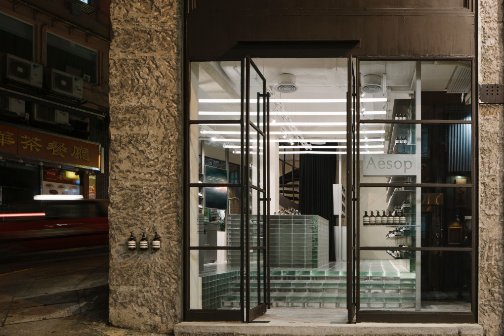There’s instant gratification in online shopping, but bricks-and-mortar beauty stores, like the Aesop store on Gough Street in Hong Kong, aren’t dead just yet.