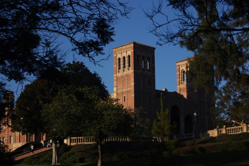 Royce Hall towers over the UCLA campus in Los Angeles. Photo: TNS