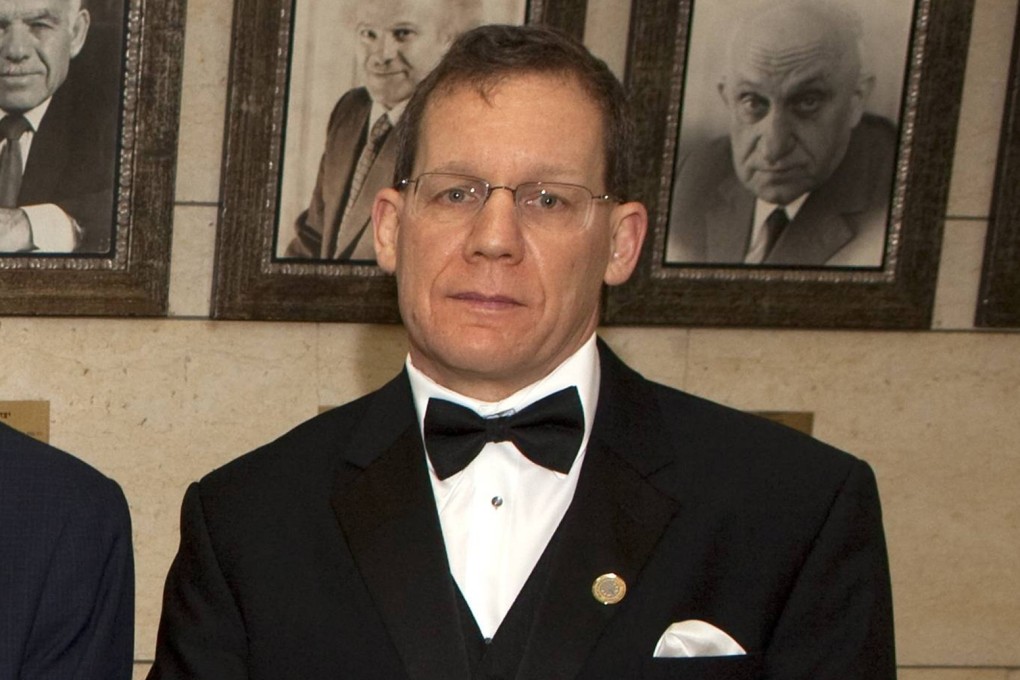 Charles Lieber during an award ceremony at Israeli parliament. Photo: AFP