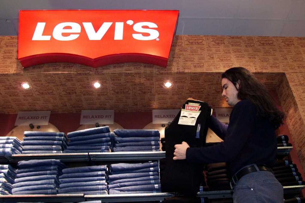 Levi's jeans on display at a downtown Toronto department store. Photo: AP