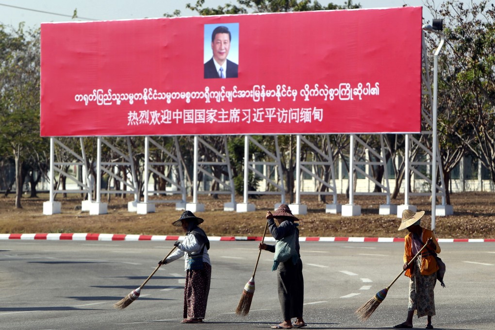 There was almost no mention of an economic corridor project during Chinese President Xi Jinping’s visit to Myanmar in January. Photo: AP