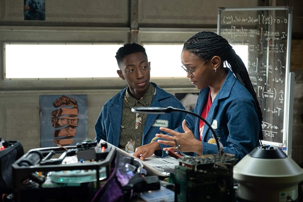 Eden Duncan-Smith (left) and Dante Crichlow in a still from See You Yesterday which premiered on Netflix. Photo: Netflix