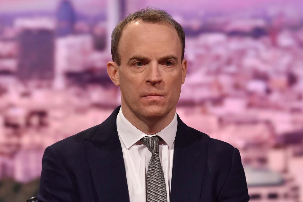 Britain’s Foreign Secretary Dominic Raab issued the advisory on Tuesday. Photo: Reuters