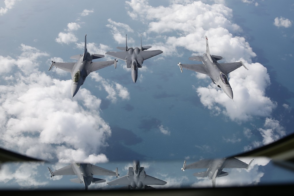 Republic of Singapore Air Force jets fly in formation on January 17, 2018. File photo: EPA-EFE