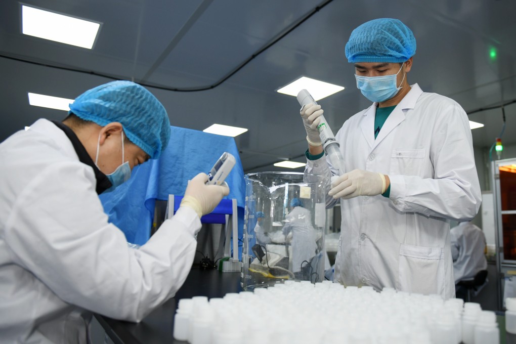 A shortage of testing kits means “not everyone can get tested”, according to a National Health Commission expert. Photo: Xinhua