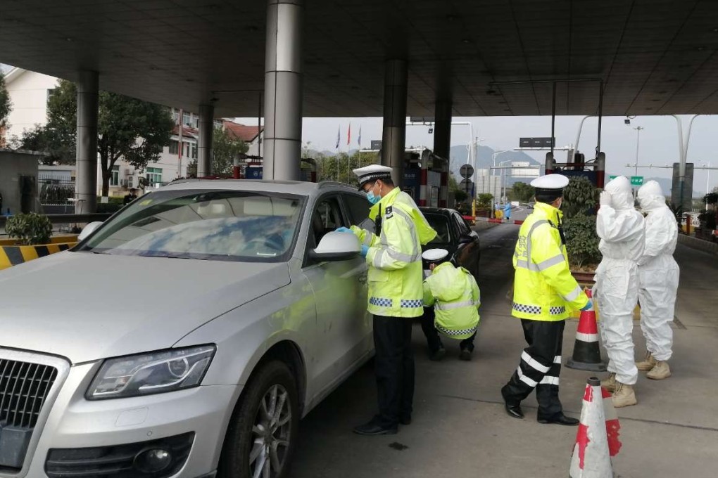 The Wenzhou government has closed 46 expressways to help control the spread of the virus. Photo: Weibo