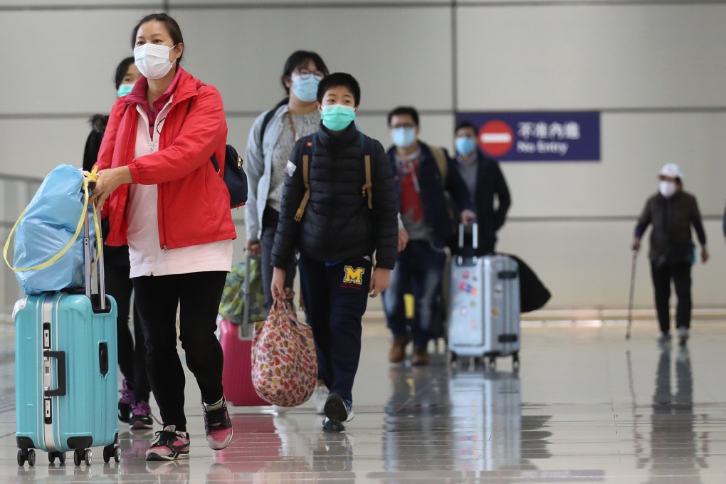 Anyone arriving in Hong Kong from mainland China must go through a 14-day quarantine period starting from Saturday. Photo: Winson Wong