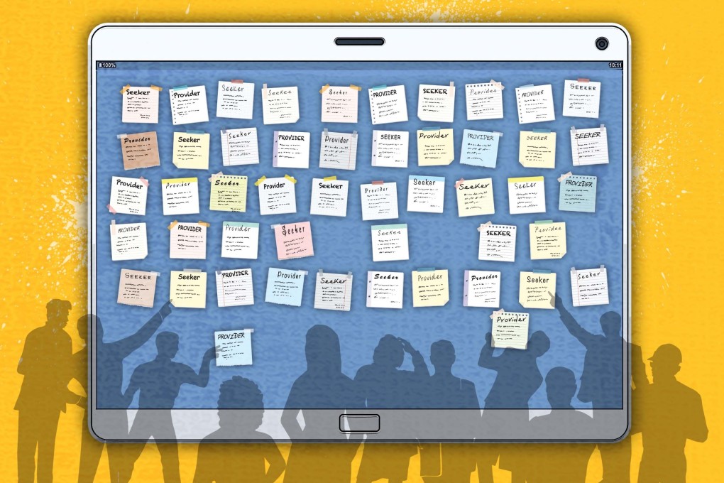 Online knowledge sharing platform Konversai brings together providers and seekers of knowledge and skills. Illustration: SCMP