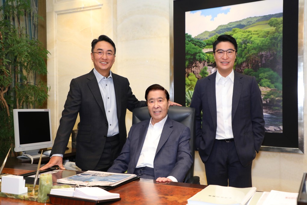 Lee Shau-kee, Hong Kong’s richest man, stepped down from his role as chairman of Henderson Land last year, and divided responsibilities at the property company between sons Peter Lee Ka-kit and Martin Lee Ka-shing. Photo: Handout