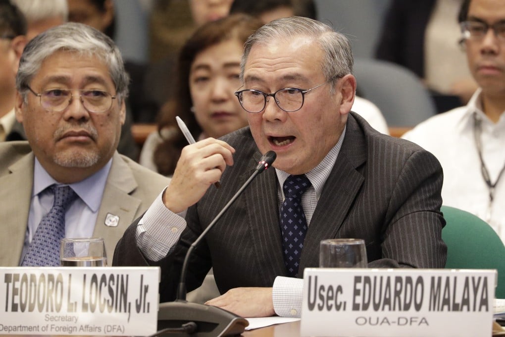 Philippine Secretary of Foreign Affairs Teodoro Locsin Jnr. Photo: AP