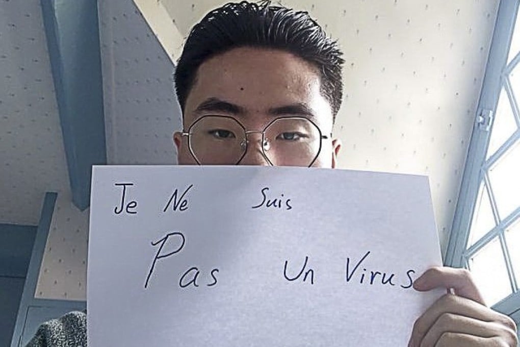 Social media campaigns like “JeNeSuisPasUnVirus” (“I am not a virus”), a hashtag originated by Asians in France to combat xenophobia, have emerged in the wake of the coronavirus outbreak. Photo: Twitter