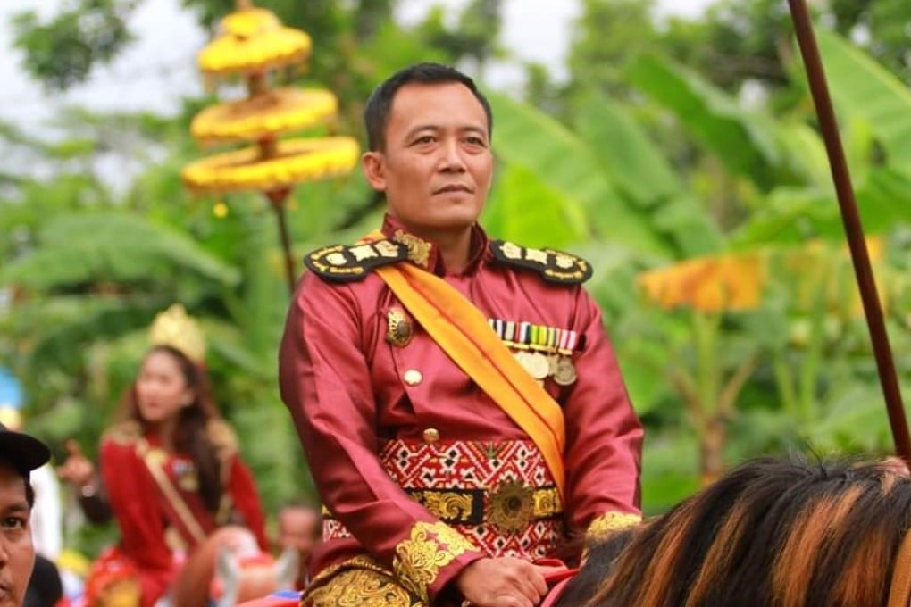Totok Santoso, founder and 'king' of Keraton Agung Sejagat in Java. Photo: Twitter