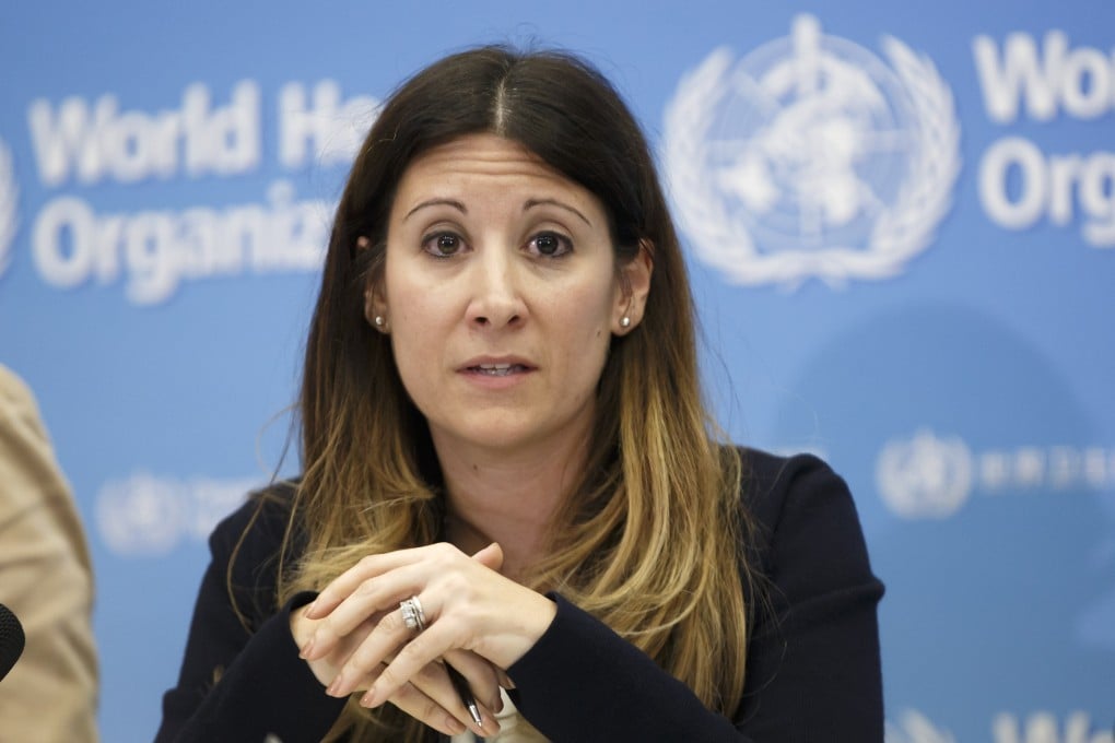 Maria Van Kerkhove of the World Health Organisation. Photo: EPA-EFE