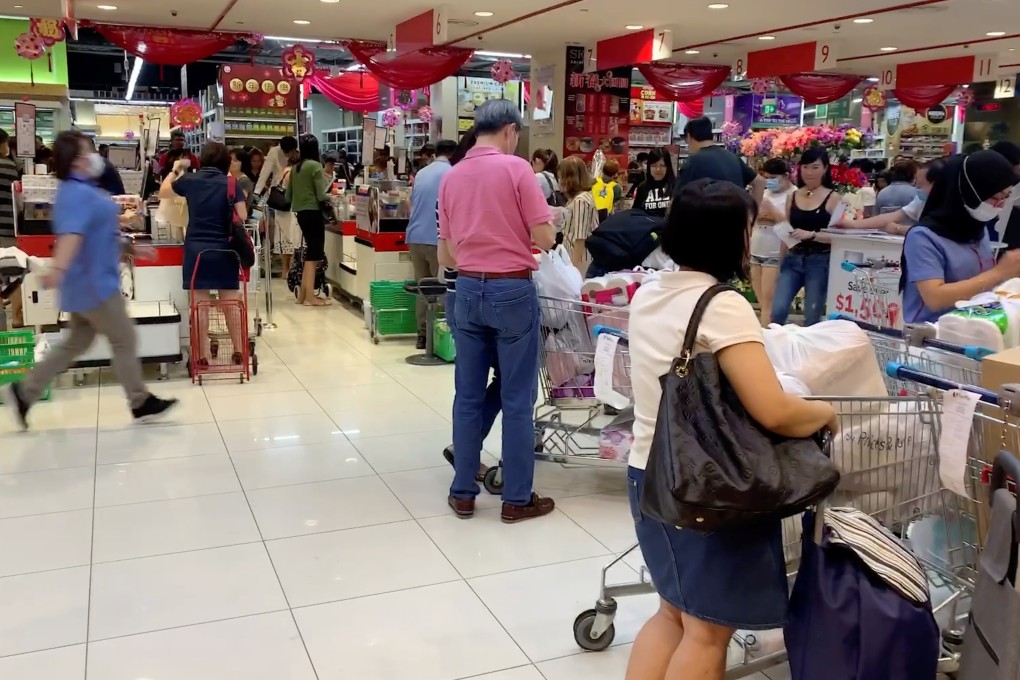 Singapore’s trade minister sought to assure Singaporeans that there is no need to rush for essential supplies like rice or instant noodles. Photo: Reuters