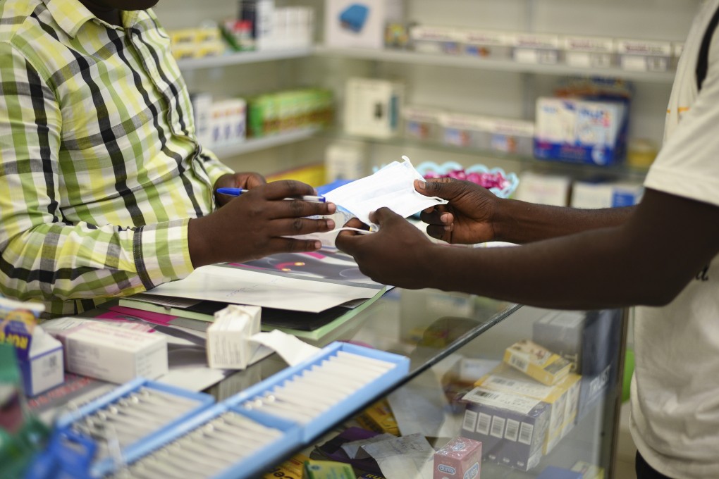 One pharmacy manager in Kitwe, Zambia, says his pharmacy has sold about 800 masks in the last few days. Photo: AP