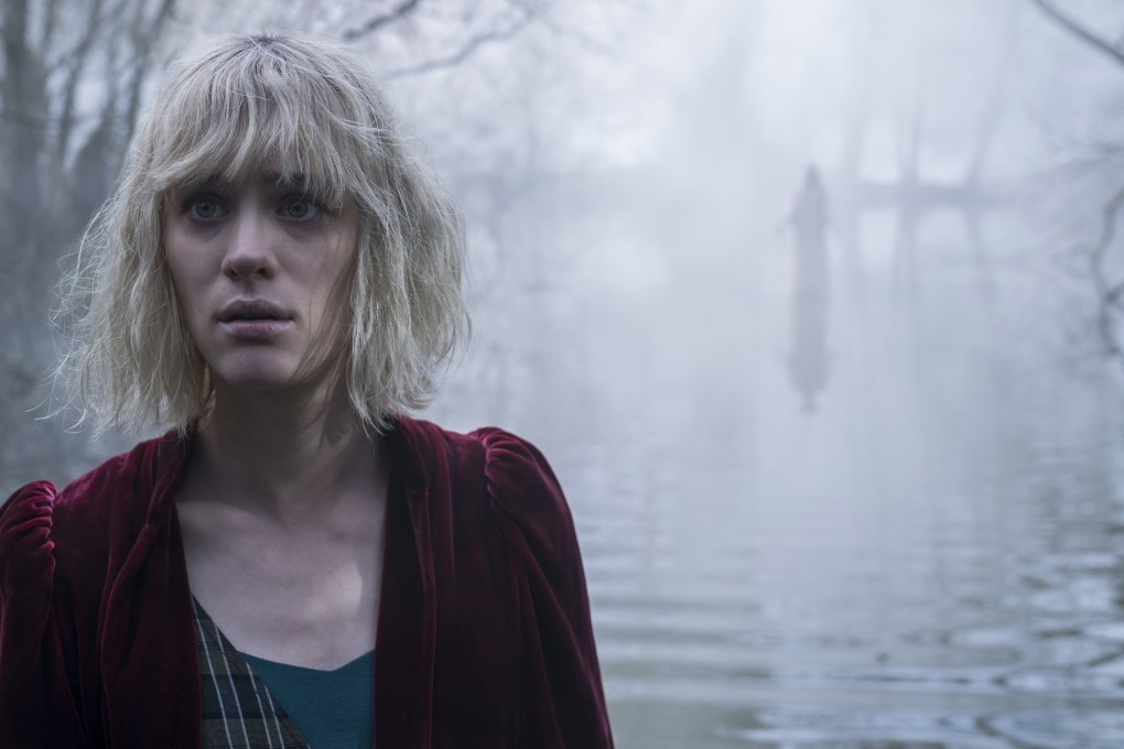 Mackenzie Davis in a scene from The Turning (category: IIB), directed by Floria Sigismondi, and co-starring Finn Wolfhard and Brooklynn Prince. Photo: Patrick Redmond/Universal Pictures