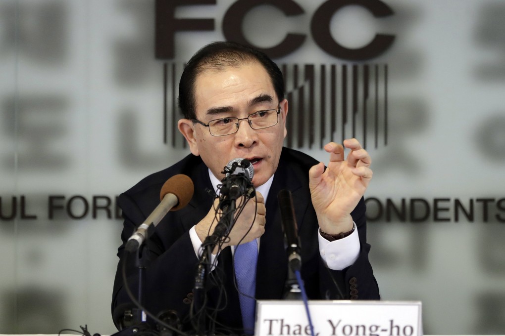 Thae Yong-ho, former North Korean diplomat. Photo: AP
