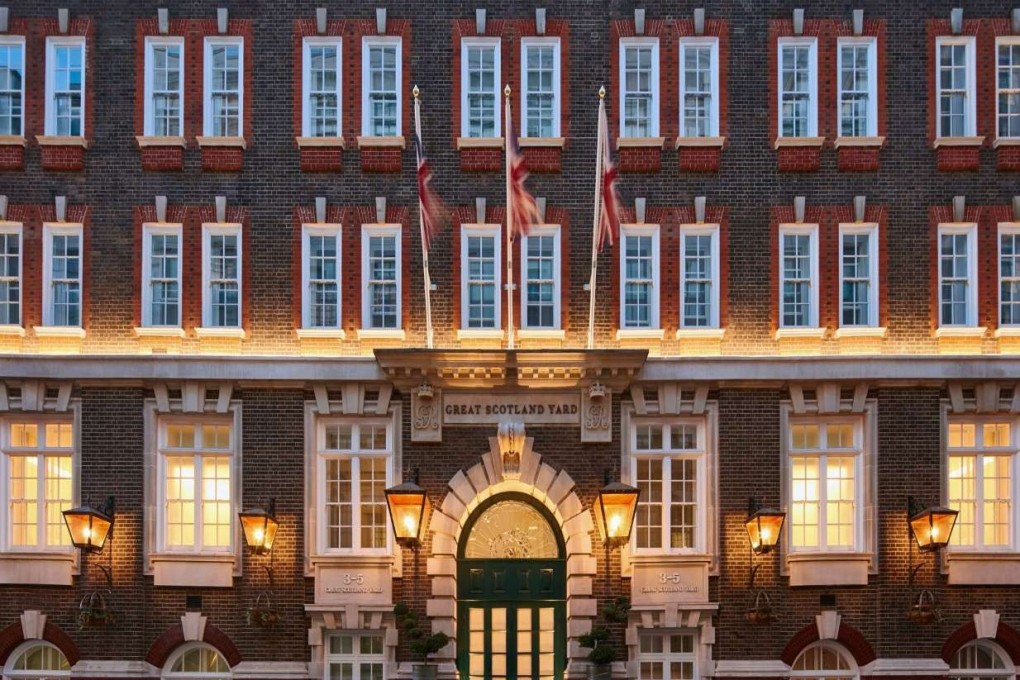 The facade of London’s Great Scotland Yard Hotel, which occupies the former headquarters of the Metropolitan Police. Photo: Great Scotland Yard Hotel