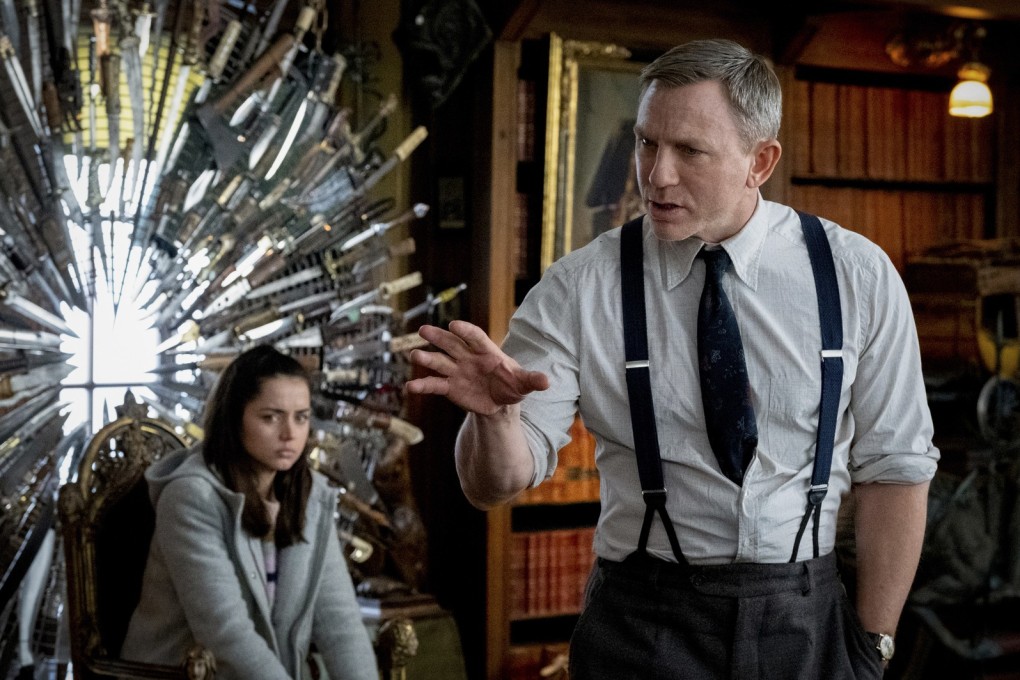 Ana de Armas and Daniel Craig in a scene from Knives Out. The whodunit film written and directed by Rian Johnson looks set to spawn a series, with Craig reprising his role as a Southern gentleman sleuth. Photo: Claire Folger/Lionsgate/AP