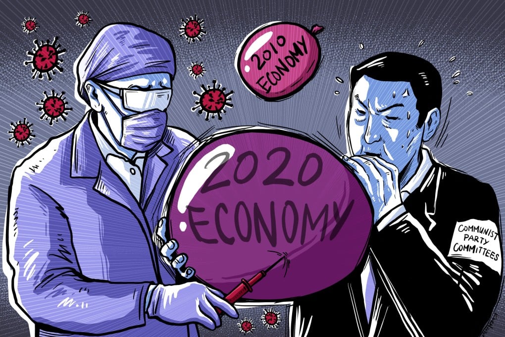 China’s small and medium-sized businesses are critical for the economy, but many are worried about the impact of the coronavirus. Illustration: Lau Ka-kuen