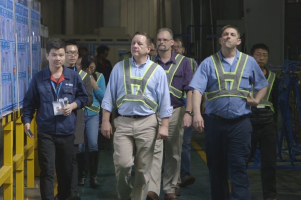 A still from Netflix series American Factory, about a Chinese company setting up in a former US car plant in Ohio. The documentary was produced by Barack and Michelle Obama’s film company and won an Oscar on Sunday. Photo: Netflix