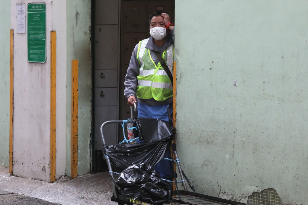 The FEHD Staff Rights Union has warned street cleaning services will suffer if its employees are deployed to collect trash from those under quarantine. Photo: K. Y. Cheng