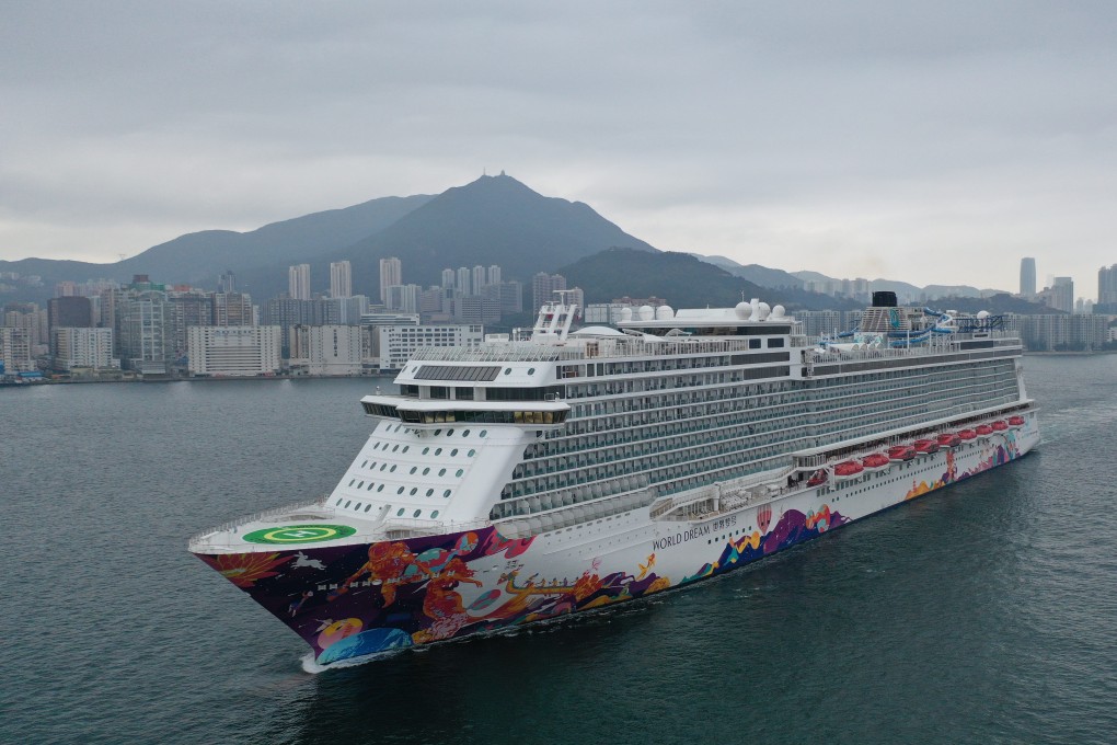 Lawmaker Michael Tien has suggested the government rent the World Dream cruise ship and use it for quarantining residents brought back to the city from Hubei province. Photo: Martin Chan