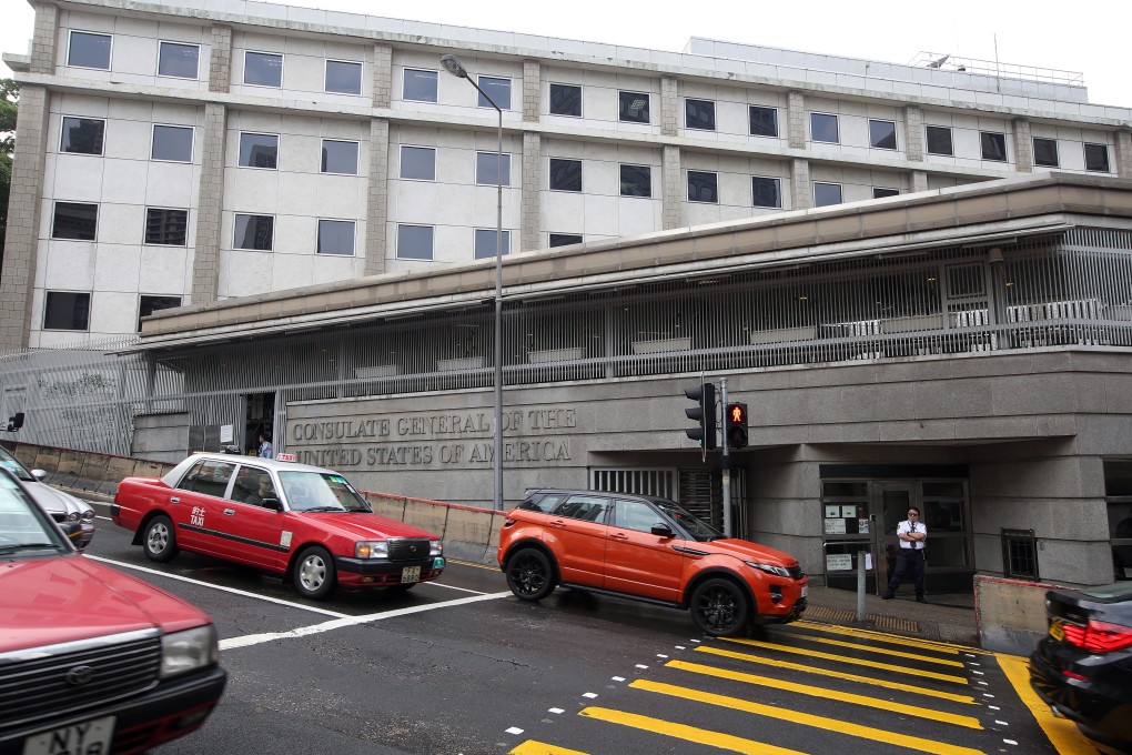 The US consulate in Hong Kong’s Central district. Photo: Sam Tsang