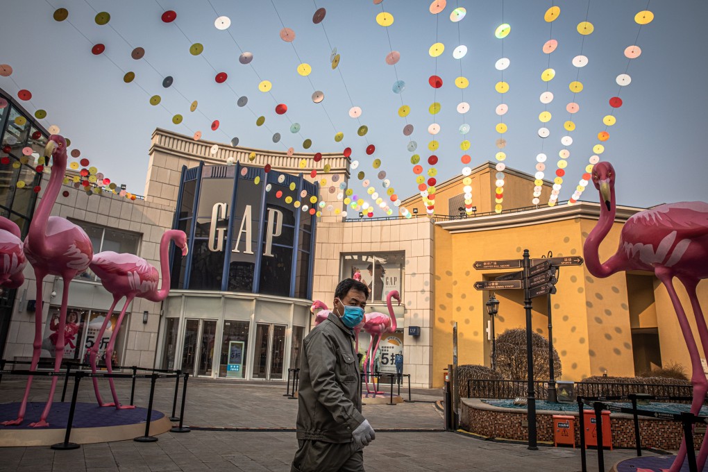 The Solana shopping mall in Beijing stands almost empty on 12 February 2020. The disease caused by the novel coronavirus has been officially named Covid-19 by the World Health Organization (WHO). Photo: EPA-EFE