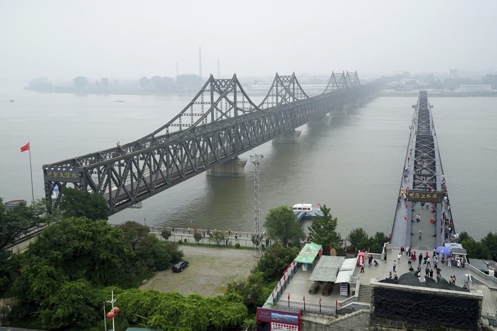 A bridge connecting China and North Korea in Dandong. File photo: AP
