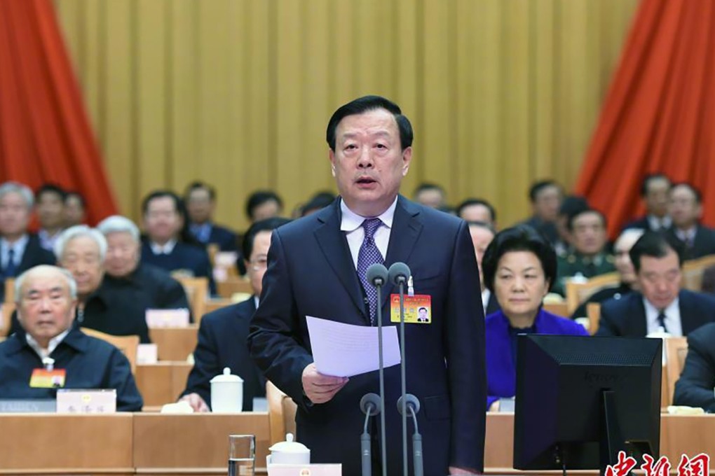 Xia Baolong has been appointed director of the Hong Kong and Macau Affairs Office. Photo: Weibo