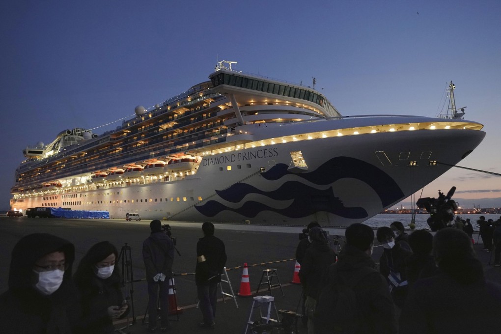 More than 250 Hongkongers are among the 3,700 people aboard the Diamond Princess. Photo: Kyodo