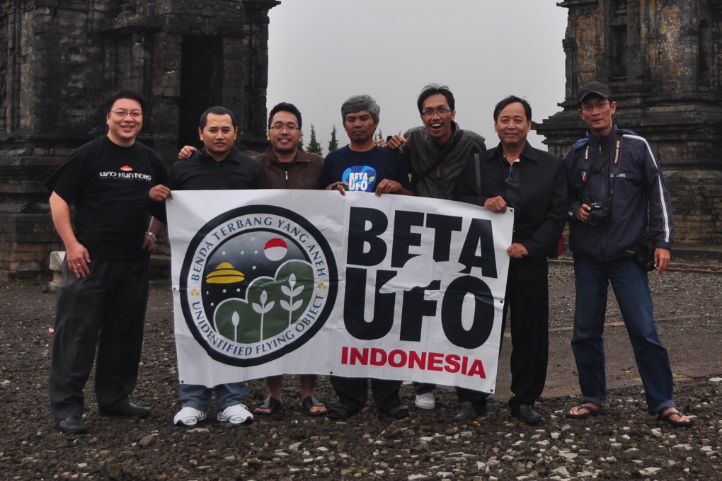 Members of Beta-UFO Indonesia, the country’s biggest online UFO enthusiast community, with 13,000 active Facebook group members. Most Indonesians are more likely to ascribe unexplained phenomena to the occult than to extraterrestrial beings.