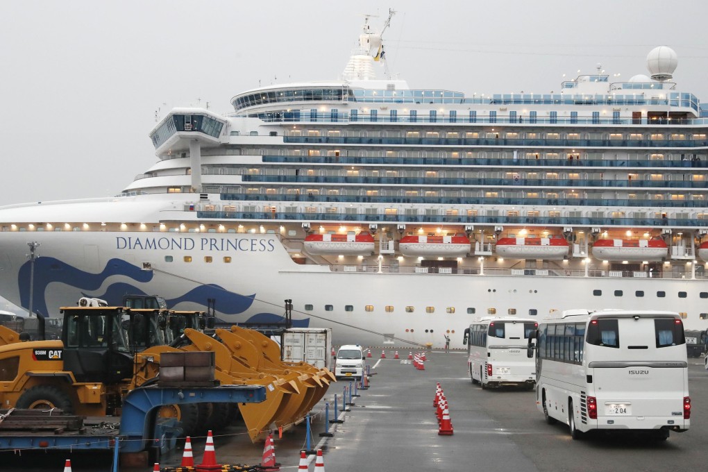 The ship was placed under quarantine on February 4, with more than 3,000 people affected. Photo: Kyodo