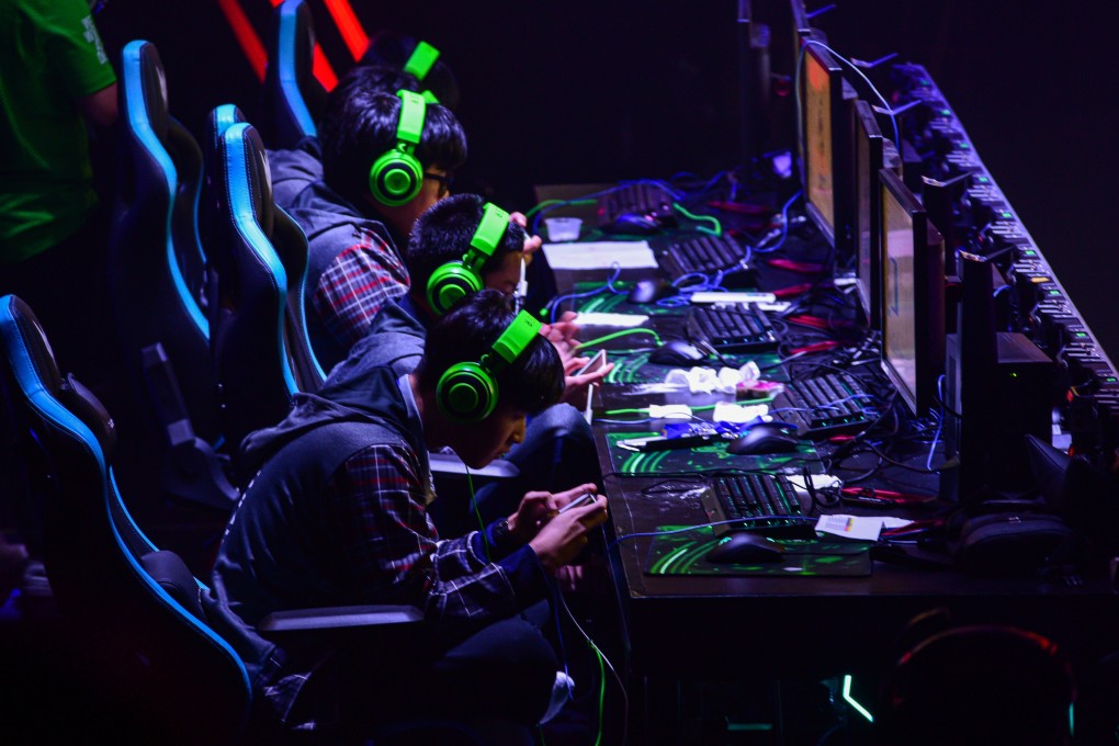 Thailand players focus during their game against Myanmar featuring duringMobile Legends: Bang Bang matches at the 30th Southeast Asian Games in Manila last December. Photo: AFP