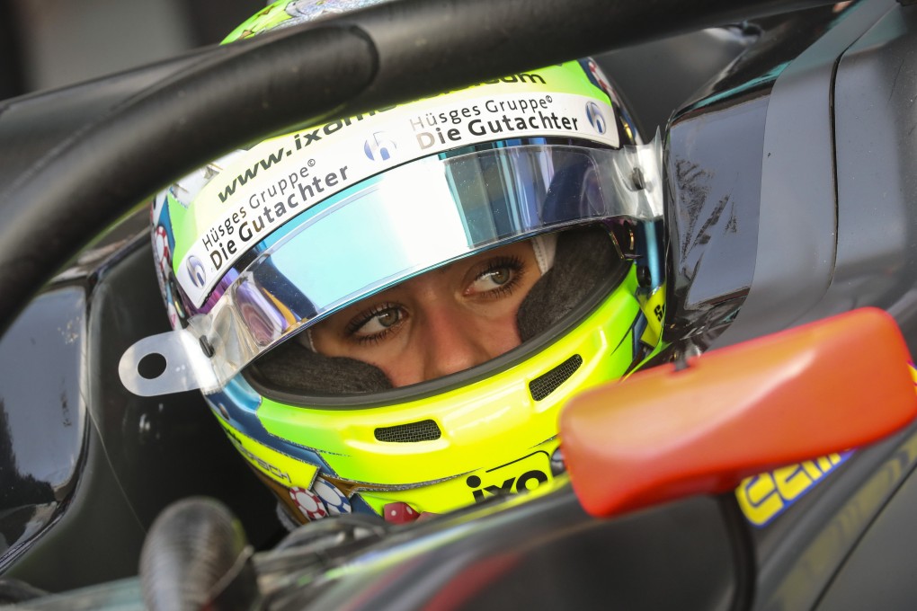 Formula Three driver Sophia Floersch in her HWA Racelab car at the 2019 Macau Grand Prix. Photo: K.Y. Cheng